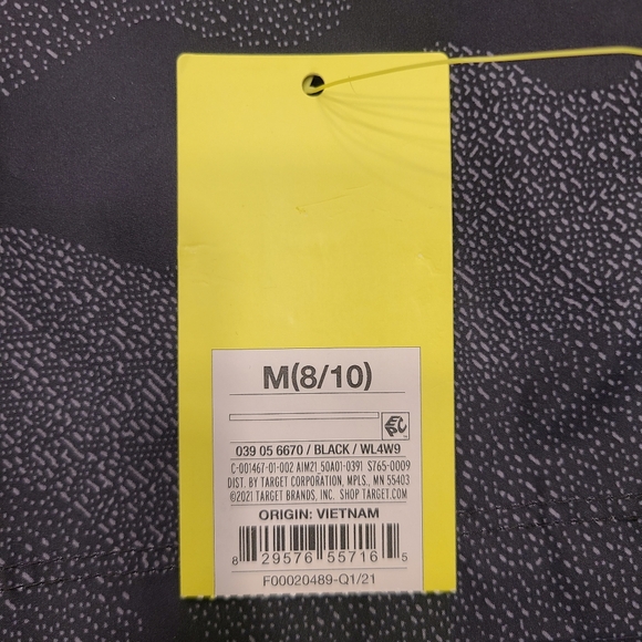 All in Motion Windbreaker Jacket Hooded Black Gray Camo Camouflage 8 10 - Picture 9 of 10